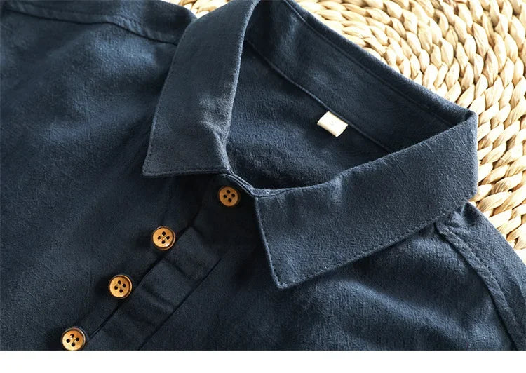 Linen Polo Shirt