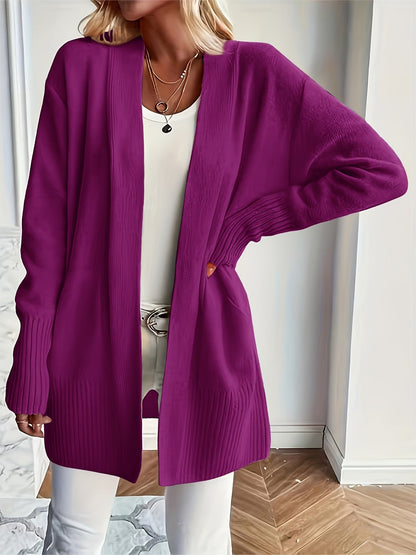 Cozy Open Front Cardigan