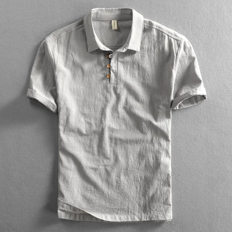 Linen Polo Shirt