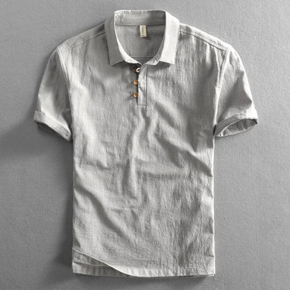 Linen Polo Shirt