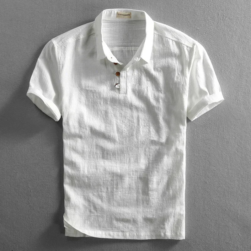 Linen Polo Shirt