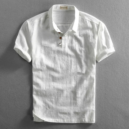 Linen Polo Shirt